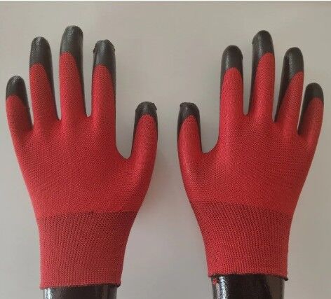 CEK ELDİVEN PS3 Polyester Nitril kaplama iş eldiveni XL