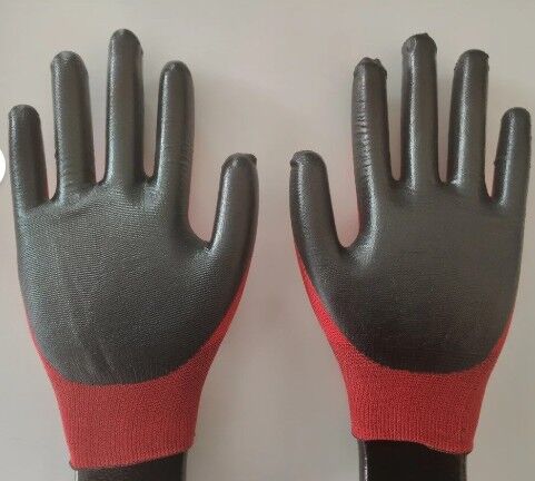 CEK ELDİVEN PS3 Polyester Nitril kaplama iş eldiveni XL